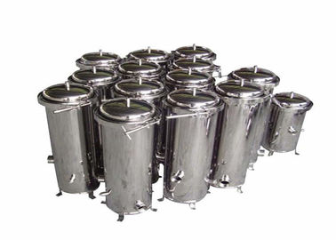 Chemical Cartridge Liquid Filter Housings 10 Inch For Wound Filter / Meltblown Filter