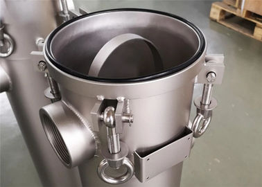 300 PSI High Pressure Filter Housing , Single Bag Filter Housing For Water Purification